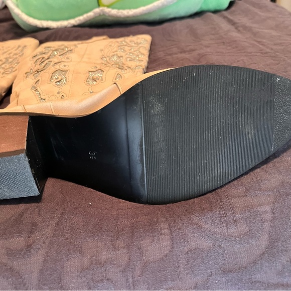 Sparkling light pink cowgirl sparkle boots - Picture 2 of 2